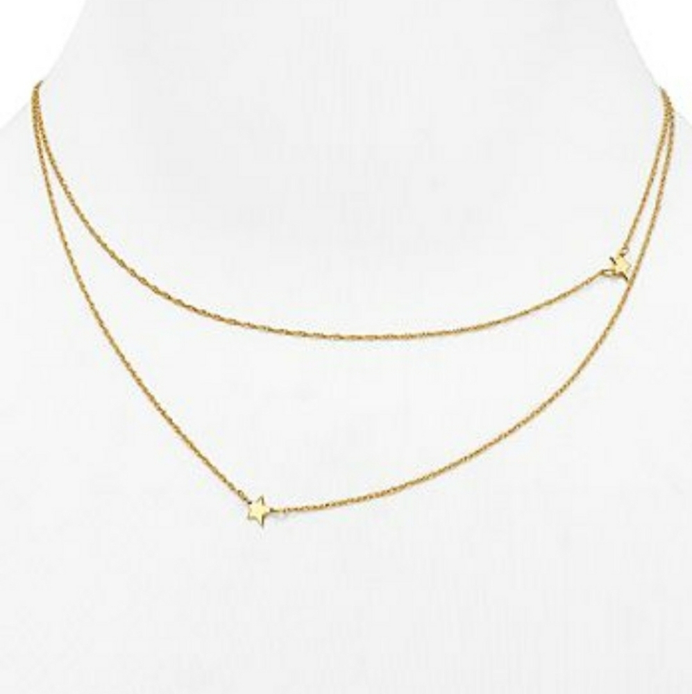 Jennifer Zeuner Mika star layered necklace